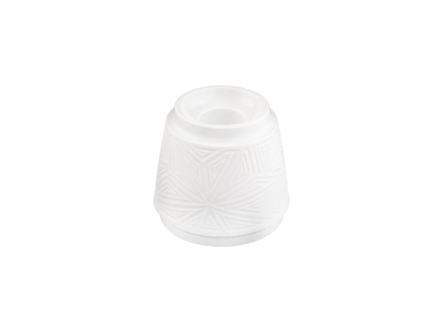 Leuchter Vitruv weiß 6,5 cm