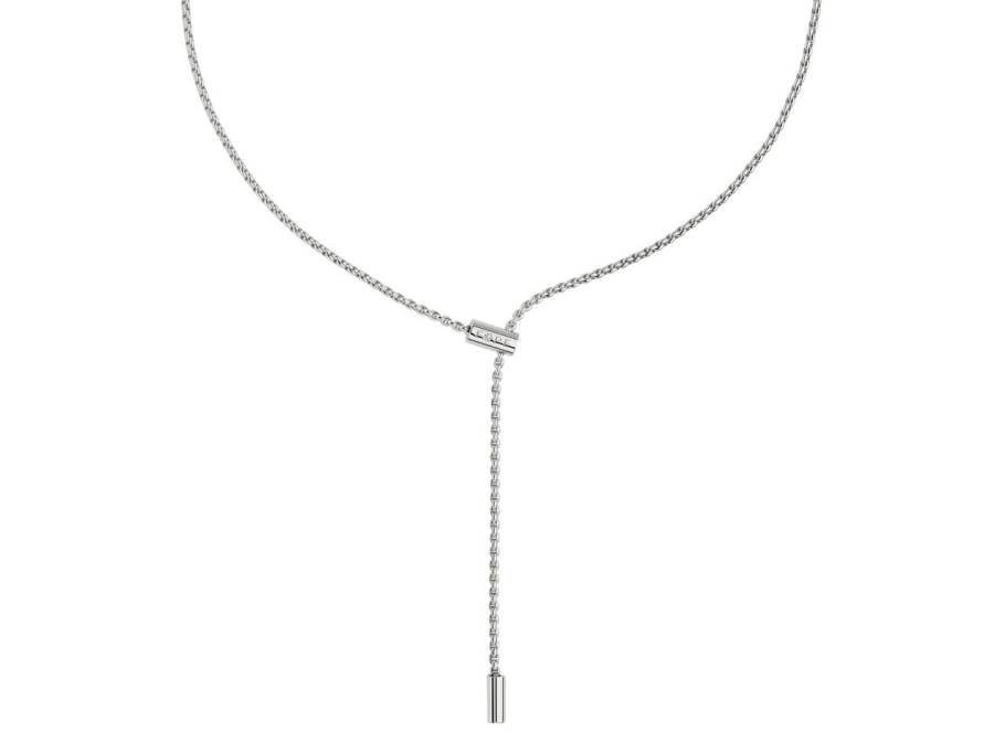Aria  Y-Collier Weißgold längenverstellbar mit 1 Brillant 0,010ct