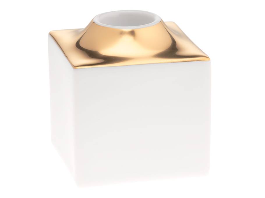 Kerzenhalter Cosmopolitan rechteckig 6 cm Gold