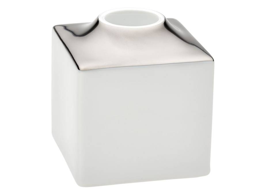 Kerzenhalter Cosmopolitan rechteckig 6 cm Platin