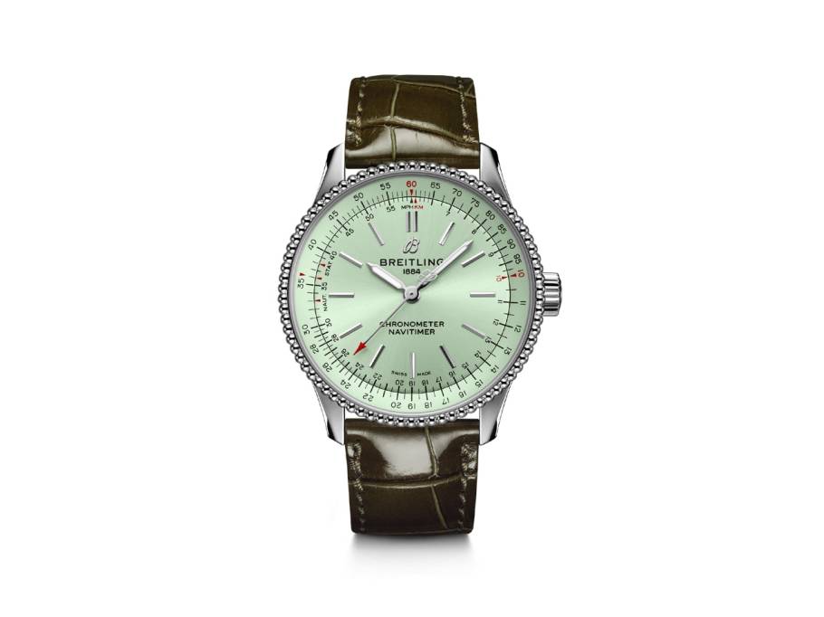 Breitling Navitimer 1 Automatic 35 blaues Zifferblatt, blaues  