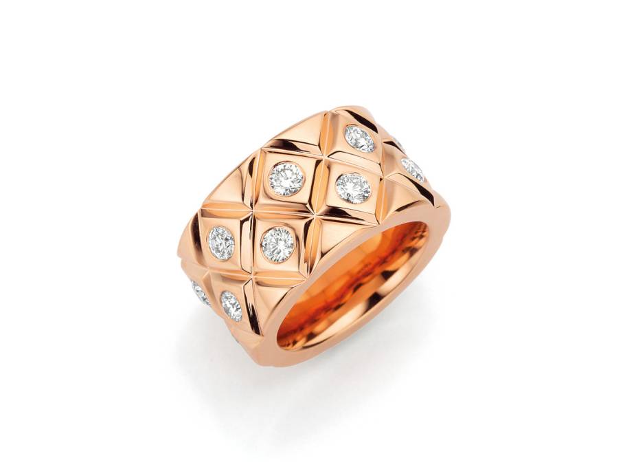 Catwalk Ring Rotgold mit Brillanten 2,56ct