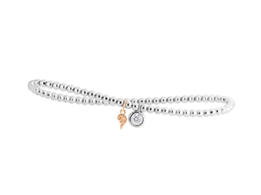 Prosecco Armband Weißgold 1 Brillant 0,25ct