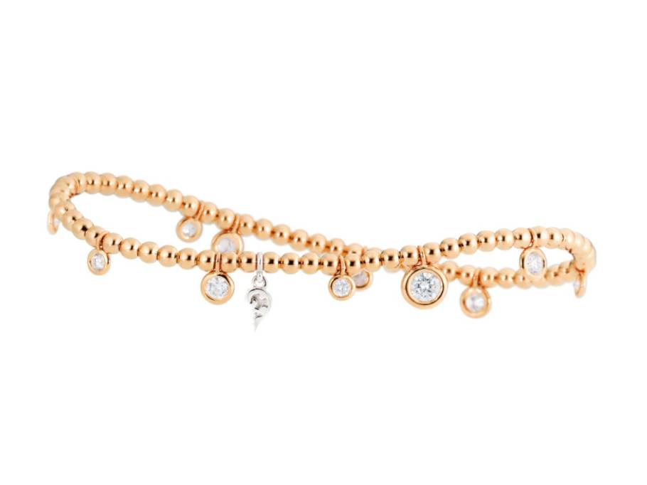 Prosecco Armband Roségold 11 Brillanten