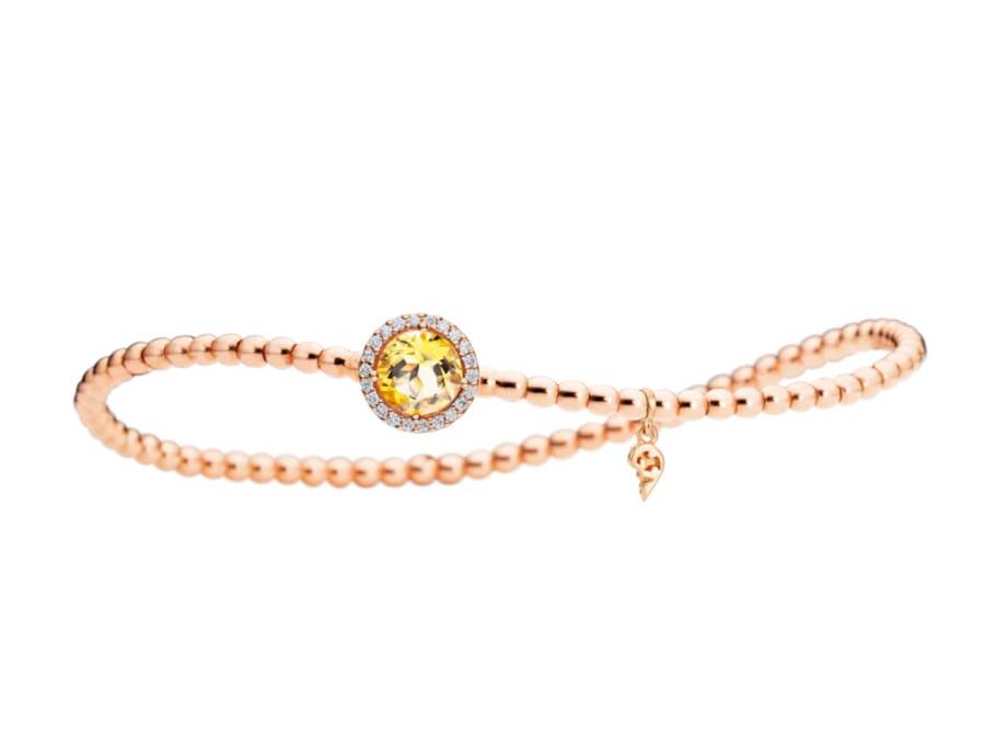 Espressivo Armband Roségold Citrin