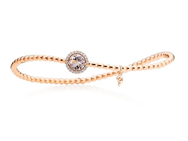 Espressivo Armband Roségold Morganit