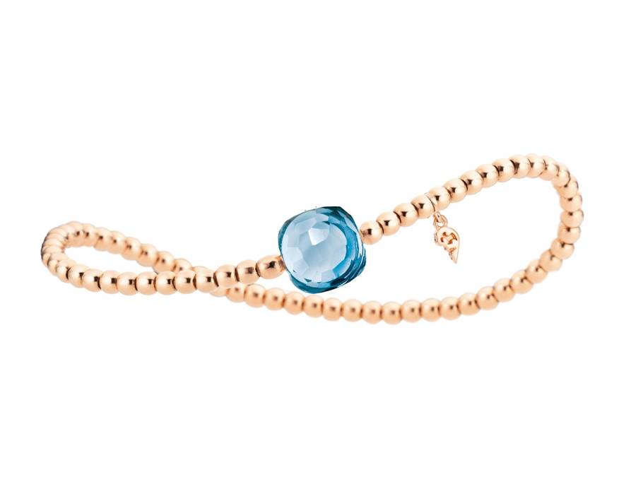 Happy Holi Armband Roségold mit Topas