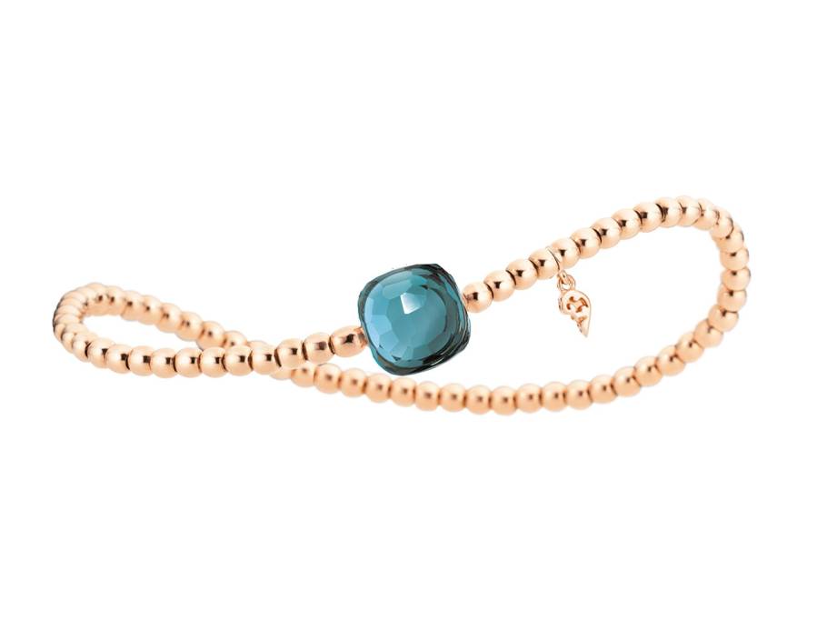 Happy Holi Armband Roségold mit Topas