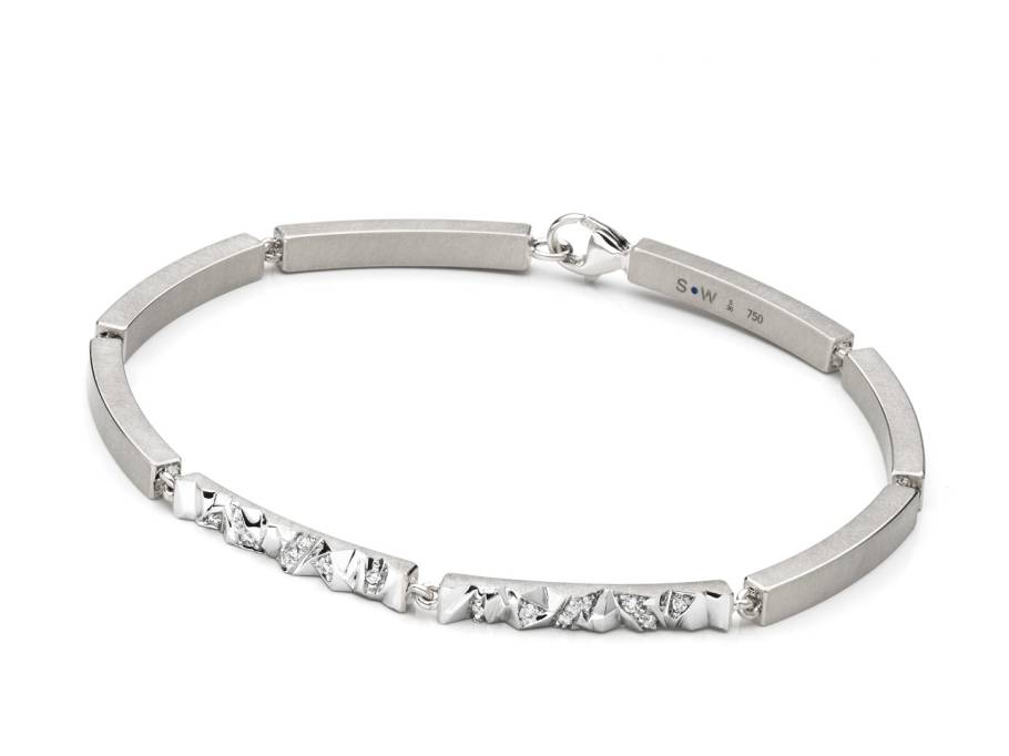  Alpen Armband  Weißgold