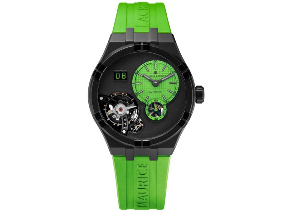 Aikon   Master Grand Date Automatik Technicolour Green