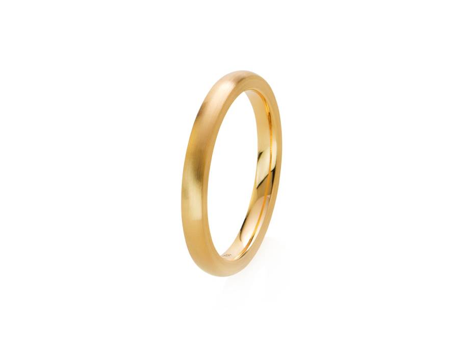 Alpenring Ring  Gelbgold 2,5mm gerundet schmal
