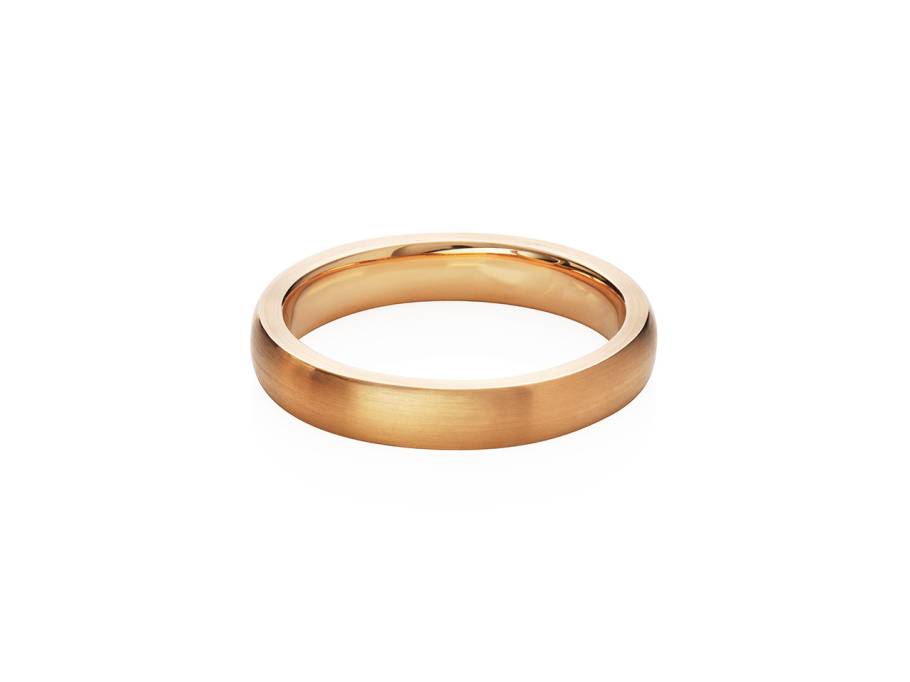 Alpenring Ring   Rotgold 4,0mm gerundet