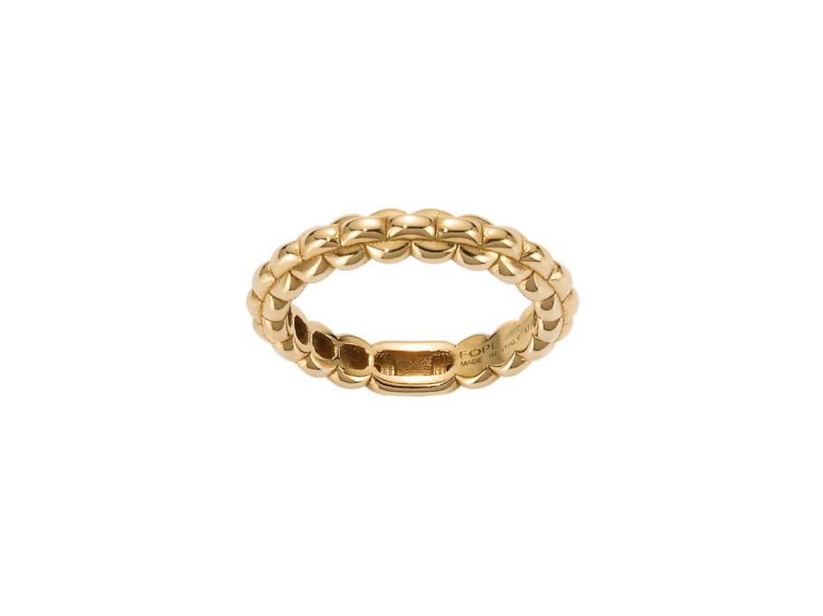 Eka Tiny Ring schmal  Gelbgold 
