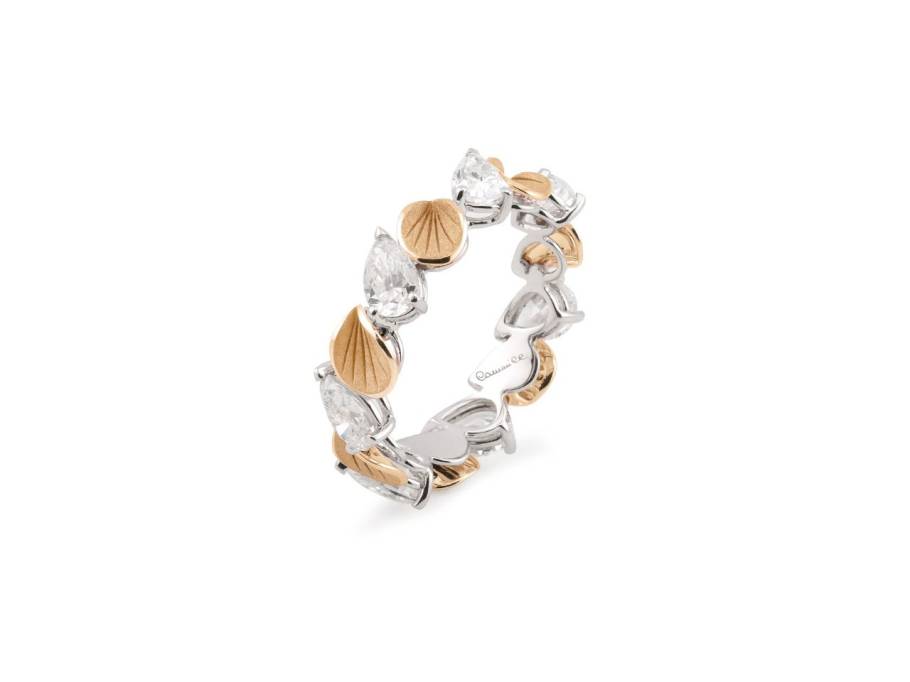 Divina Ring Weißgold und Rotgold mit Brillanten 2,10ct