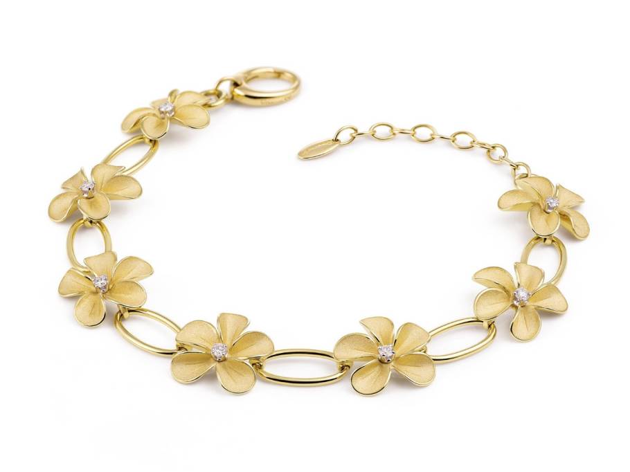 Cammilli Firenze Cherry Bloom Ohrstecker Gelbgold GOR3767U