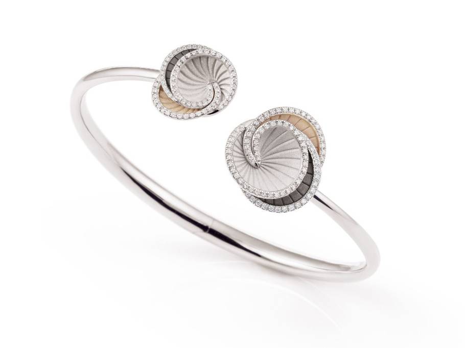 Hypnose Armspange Weißgold mit Brillanten 0,310ct