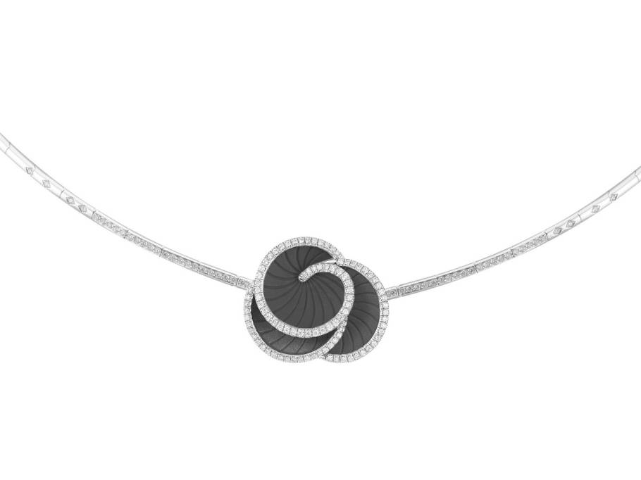 Hypnose Collier Weißgold 47cm mit Brillanten 0,380ct