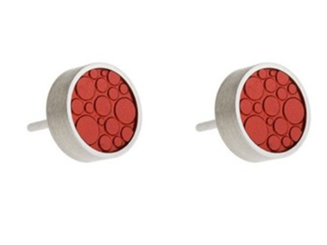 Kiss rot mit Lasergravur