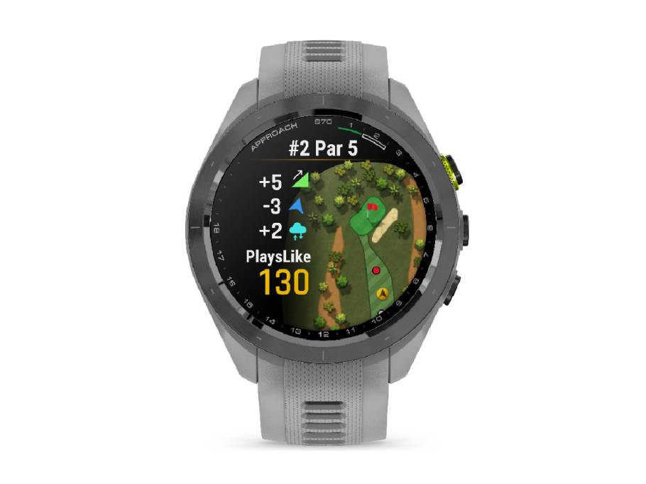 Approach S70 Smartwatch Kunststoff 42mm digitale Anzeige graues Silikonband