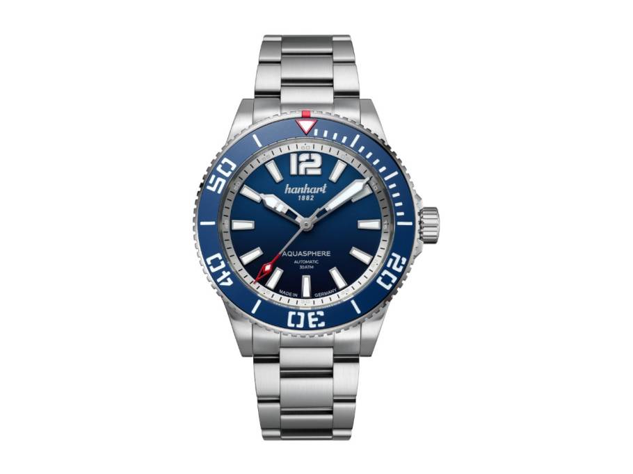 AQUASPHERE Ocean Fade Automatik Edelstahl 42mm blaues Zifferblatt Metallband