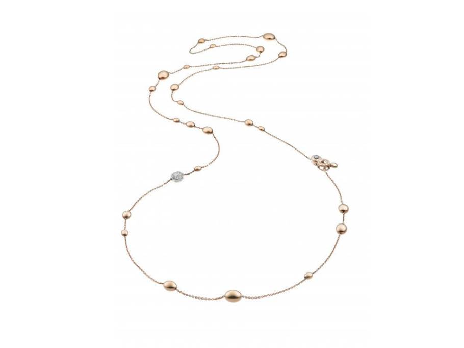 Armillas Acqua Collier Roségold 90cm mit Brillanten