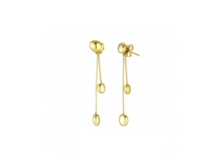 Armillas Acqua Ohrhänger Gelbgold 4,5cm