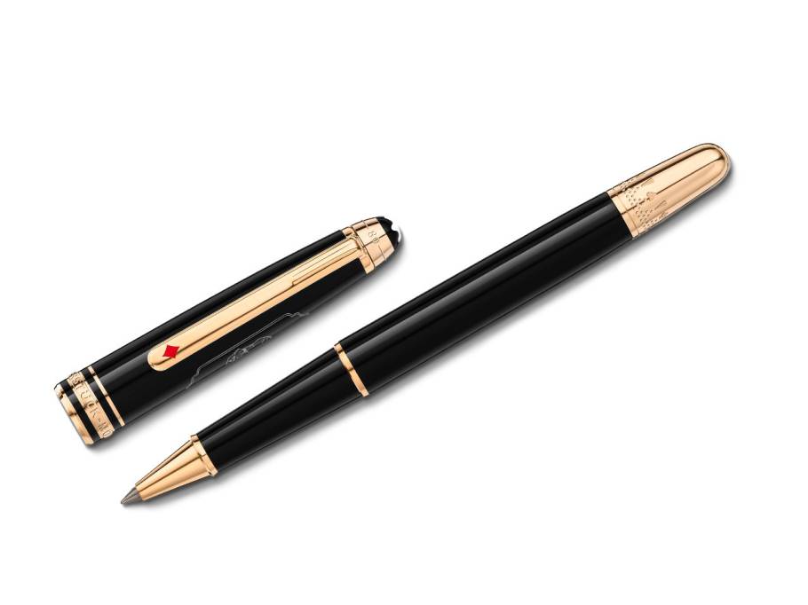  Around the World in 80 Days Classique Rollerball dunkelgrau