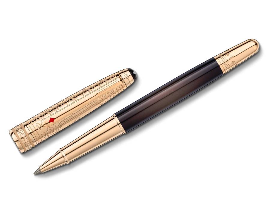  Around the World in 80 Days Doué Classique Rollerball dunkelgrau