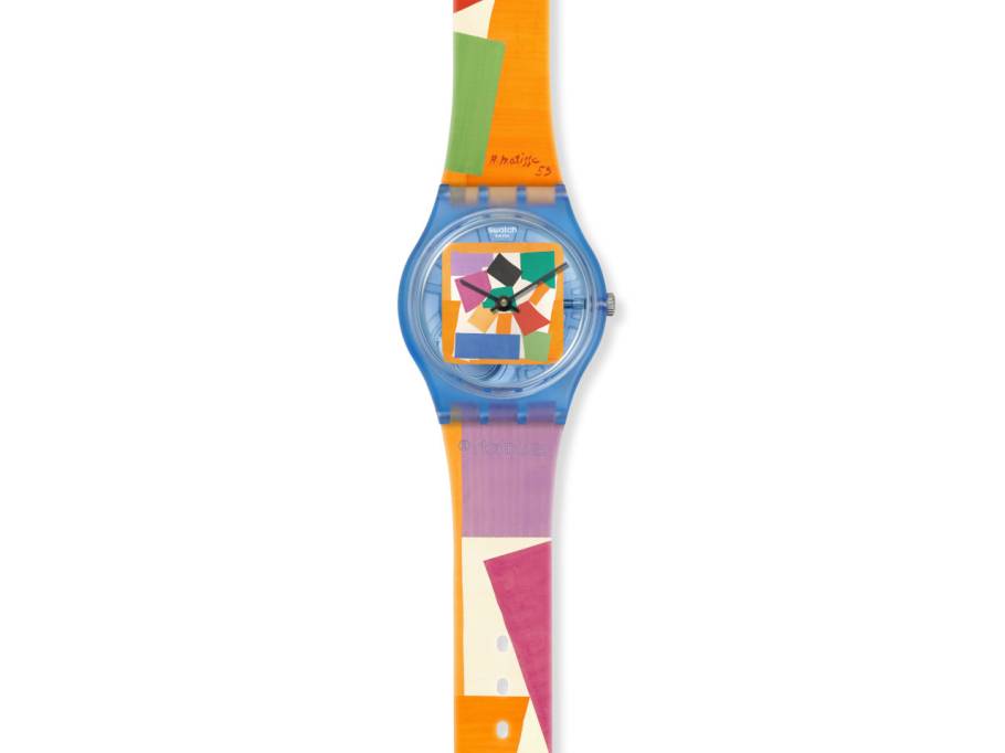 Art Journey Tate Gallery "Matisse's Snail" Quarz Bio-Kunststoff blau Silikonband SO28Z127