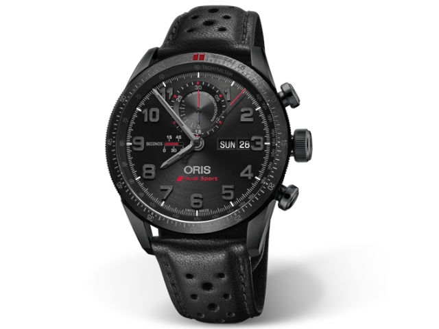 Oris Audi Sport Chronograph Limited Edition Titan schwarz Kautschukband kaufen