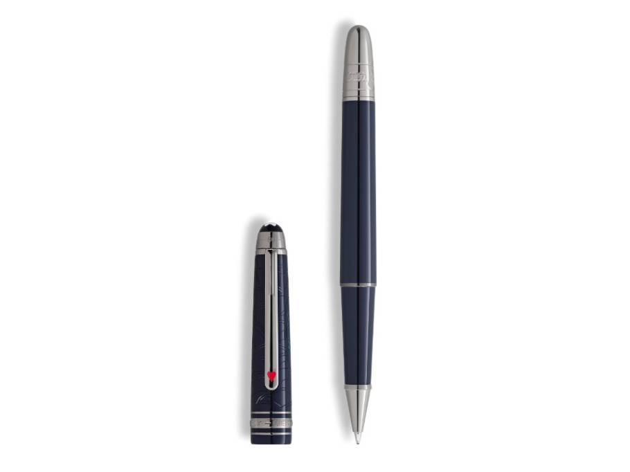 Around the World in 80 Days - Year 3 Classique Rollerball dunkelblau