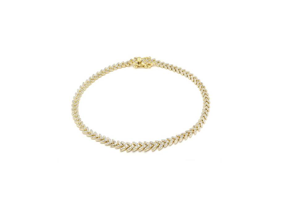 Mini Smart Armband Rosegold mit Diamanten 