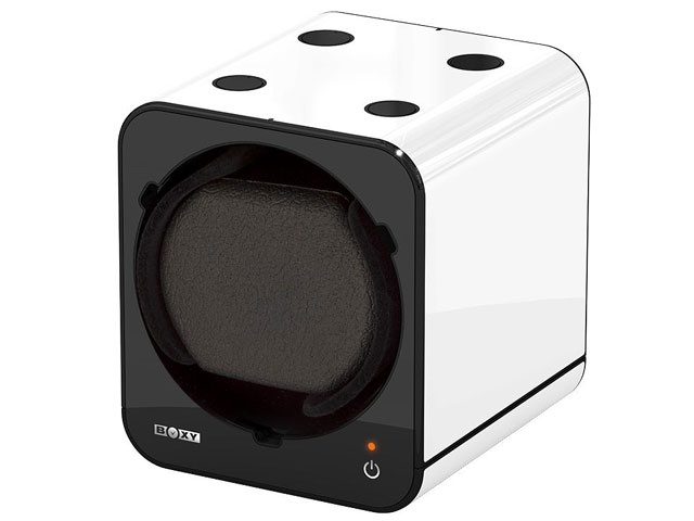 Uhrenbeweger Boxy Fancy Brick white