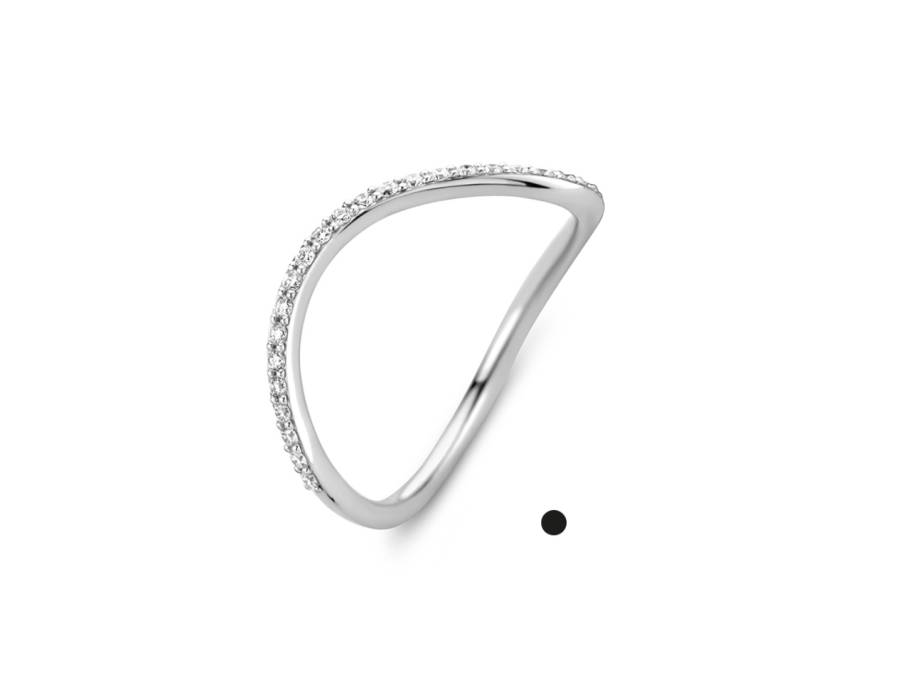 Infinity Memoire Ring • Weißgold mit Brillanten 0,280ct