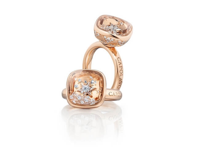 Billion Dreams Snow Globe-Ring Roségold "Dancing Dreams" 