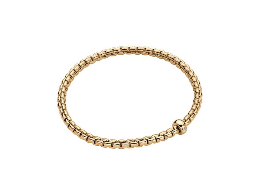 Eka  Tiny Flex'It Armband Gelbgold mit 1 Brillant