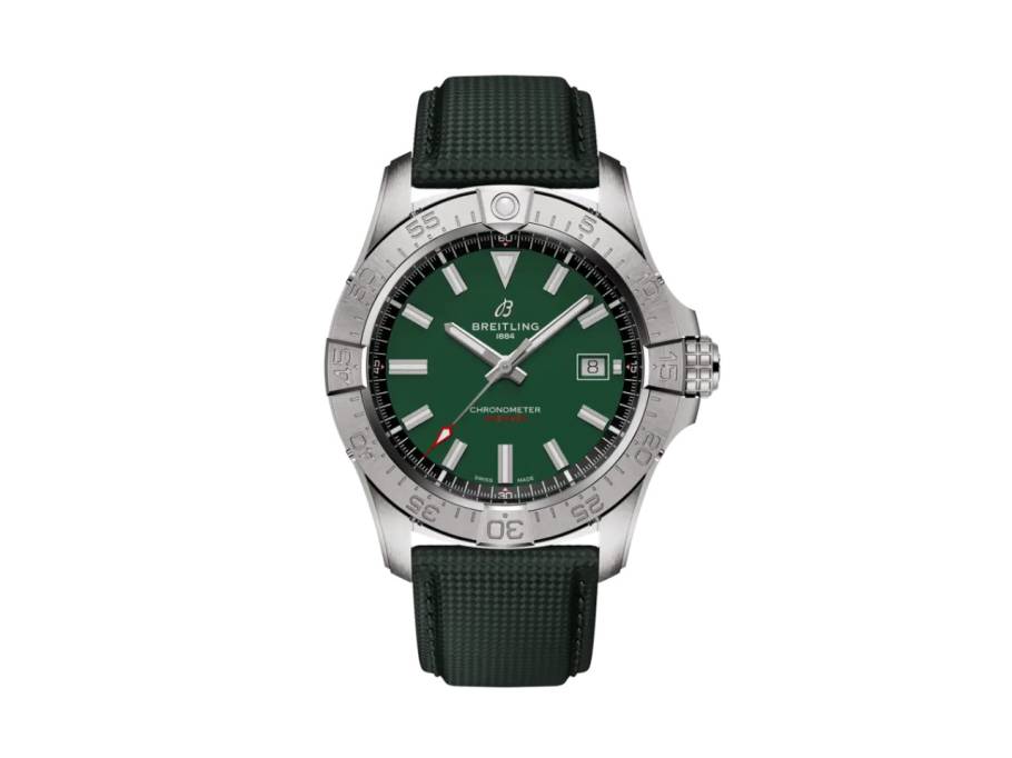  Avenger Automatik 42 Edelstahl grünes Zifferblatt dunkelgrünes Lederband