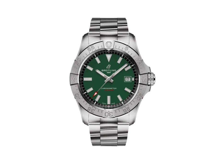  Avenger Automatik 42 Edelstahl grünes Zifferblatt Metallband