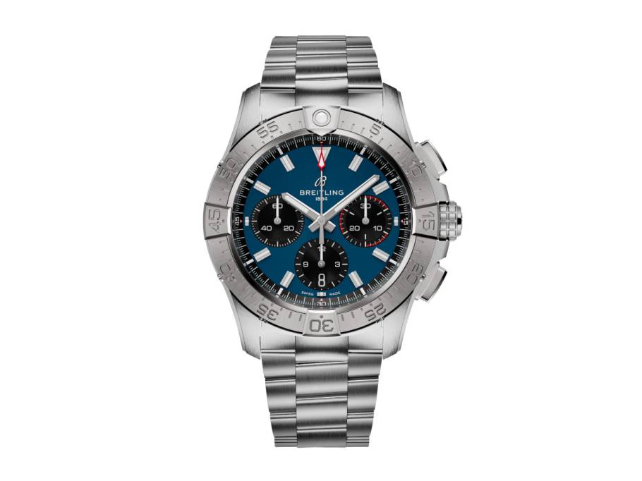 Avenger B01 Chronograph 42 Automatik Edelstahl 42mm blaues Zifferblatt Metallband