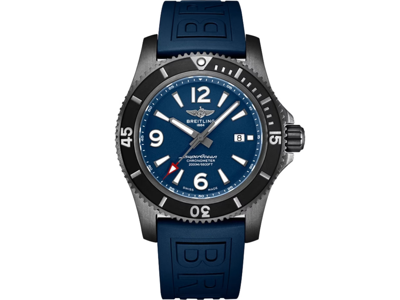 Superocean automatic 46 blacksteel outlet