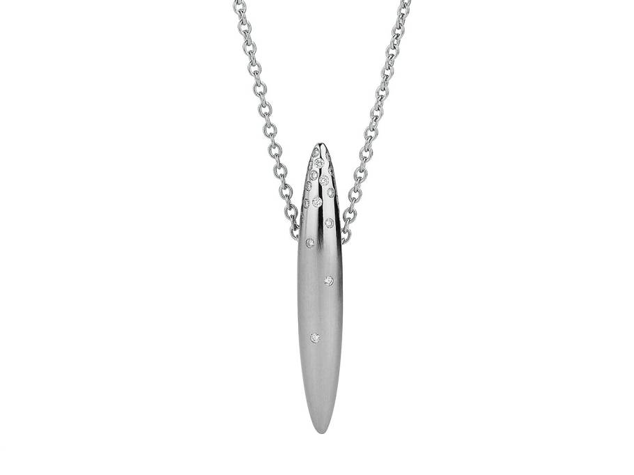 Anhänger Platin mit Brillanten 0,12ct