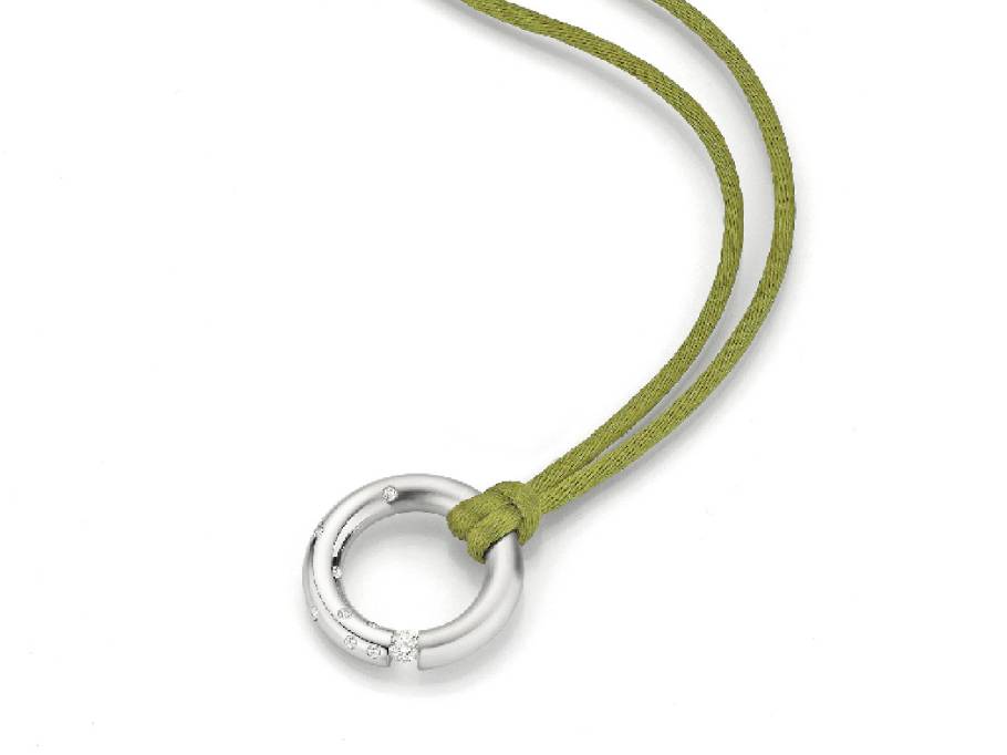 Anhänger Platin mit Brillanten 0,25ct