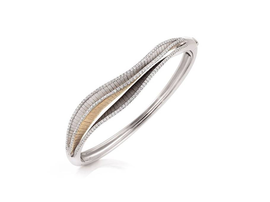 Regina Armreif mehrfarbig Gold mit Brillanten 0,520ct