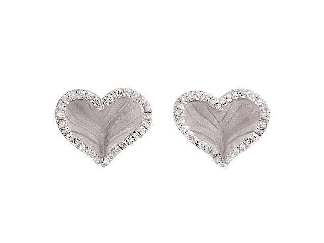 Lovely Ohrstecker White Ice Gold mit Brillanten 0,210ct
