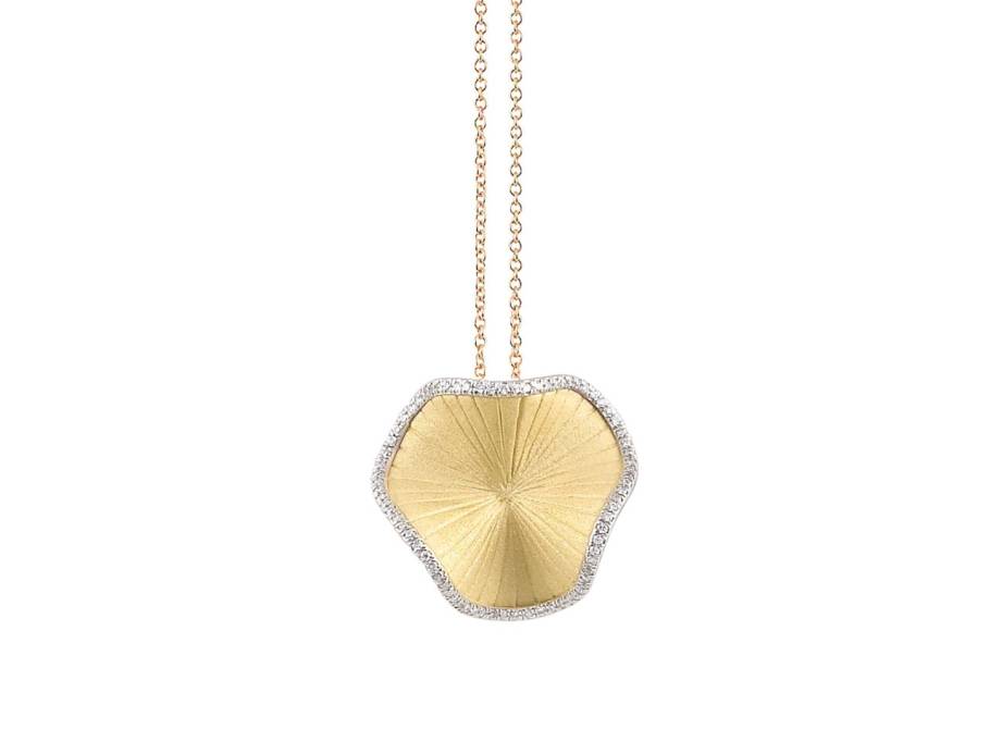 Sultana Kette mit Anhänger Yellow Sunrise Gold mit Brillanten 0,230ct
