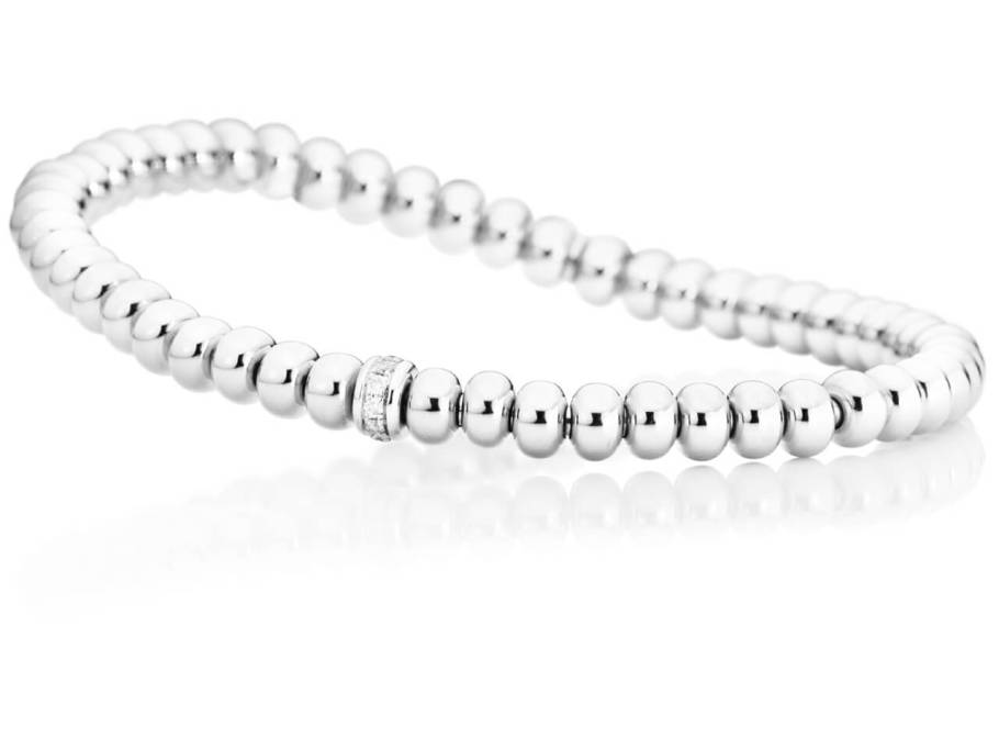 Flessibile Armband Weißgold 11 Brillanten