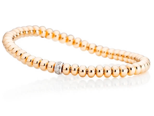 Flessibile Armband Roségold 11 Brillanten