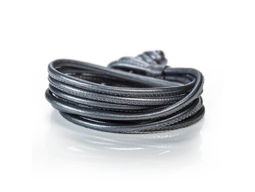 Armband Leder anthrazit
