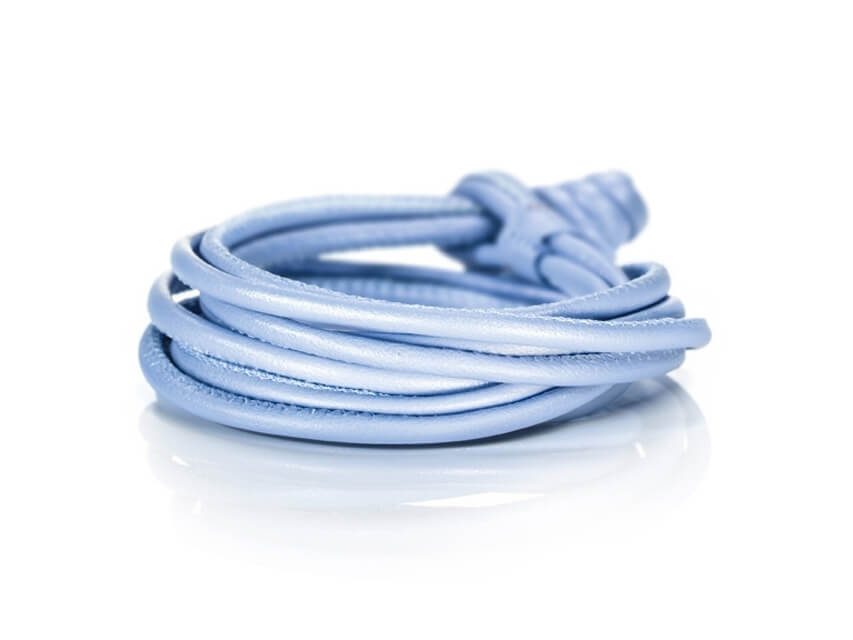 Armband Leder cobaltblau
