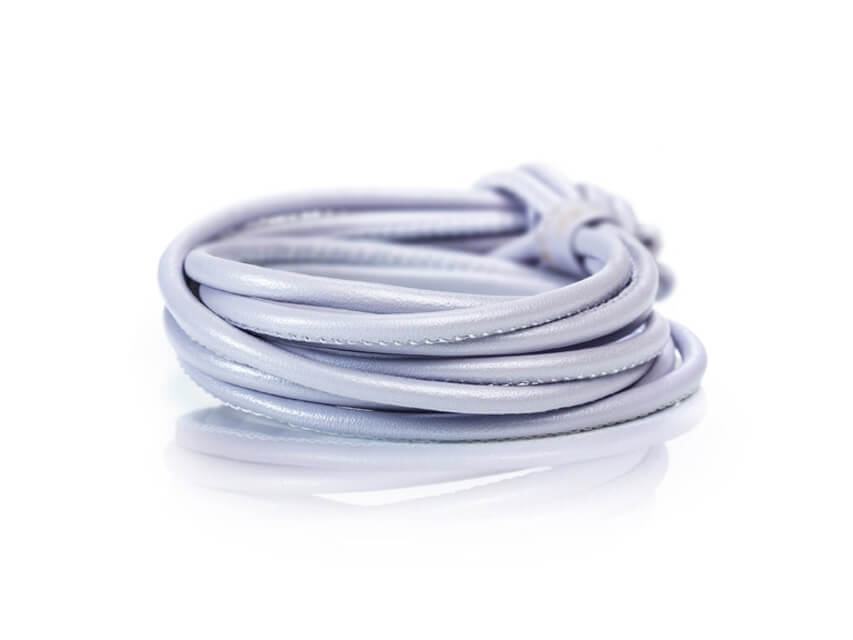 Armband Leder lavendel
